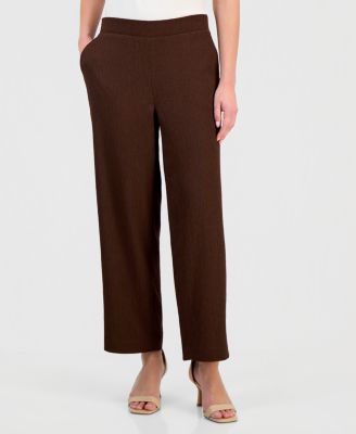 Brown Petite Pants | Macy's