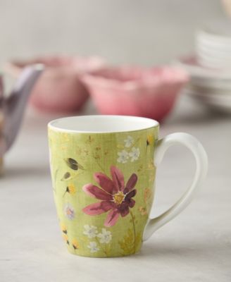 Wildflowers Assorted Mugs, Set of 4