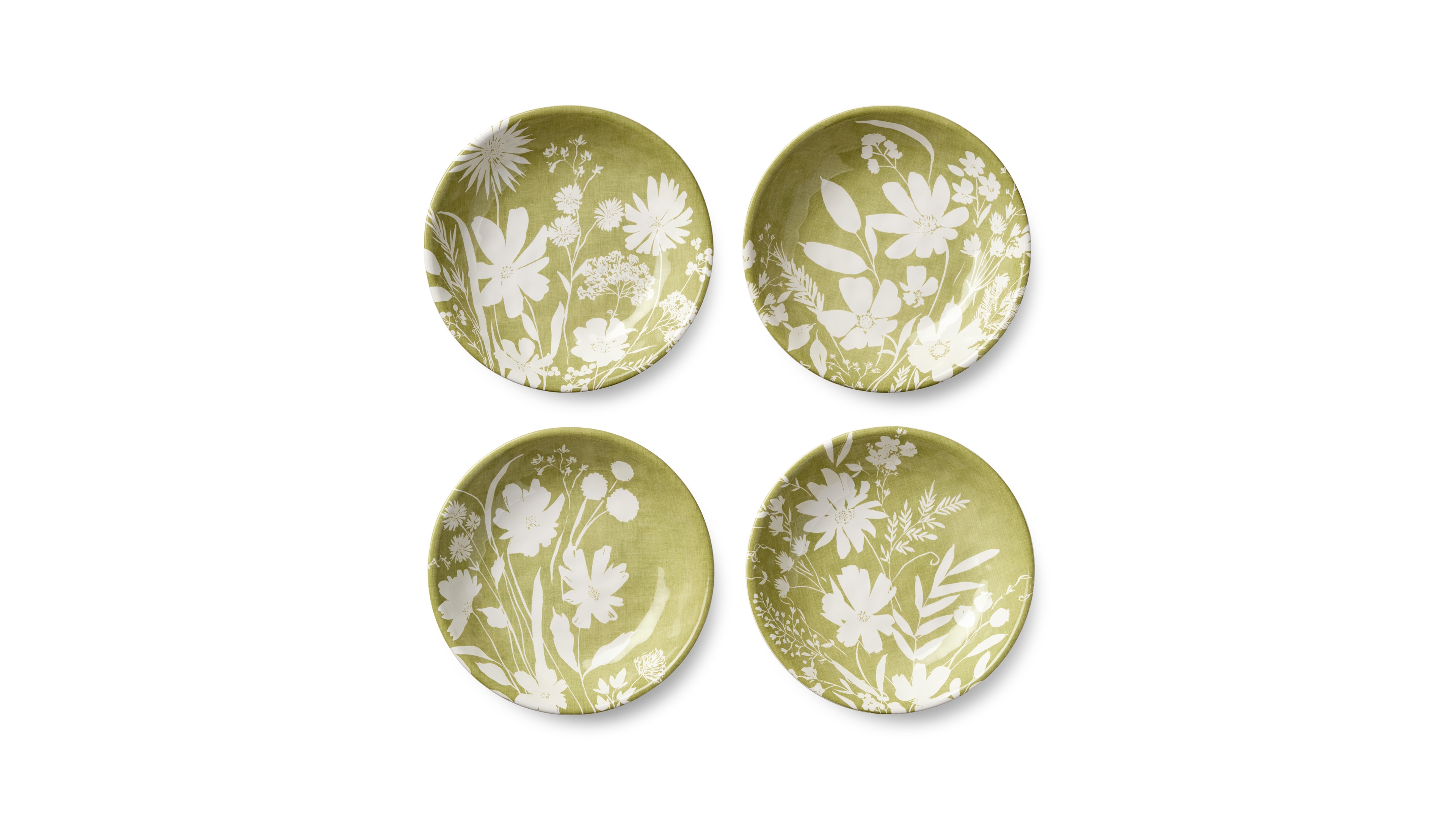 Certified International Wildflowers Soup Bowls, Set of 4