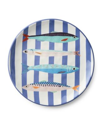 Something Fishy Dinner Plates, Set of 4
