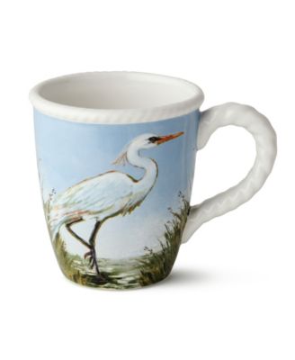 Coastal Birds Mugs, Set of 4