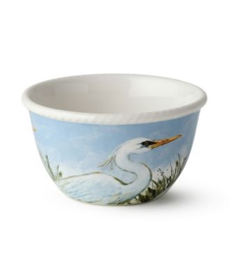 Coastal Birds Ice Cream Bowls, Set of 4