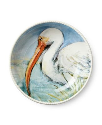Coastal Birds Soup Bowls, Set of 4