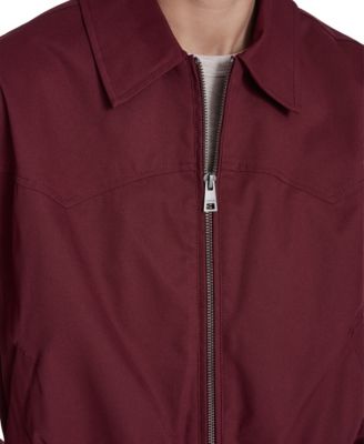 Women's Bubble Hem Collared Bomber Jacket