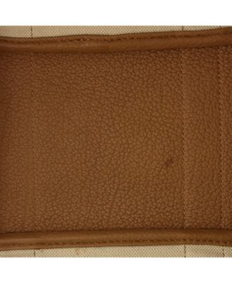 30 Garden Party Tote Toile and Leather