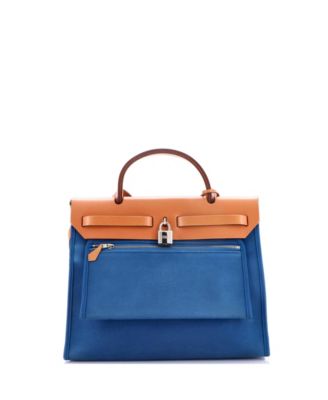 31 Herbag Zip Leather and Toile