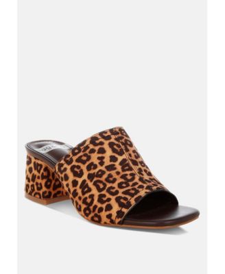 Rag and Co Womens Carmila Square Toe Block Heels