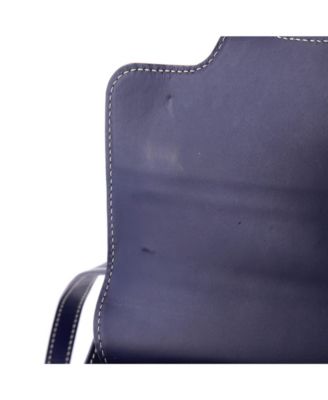 PM Saigon Top Handle Bag Coated Canvas with Leather