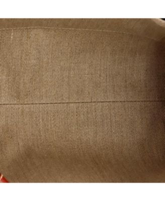 Medium Woody Tote Canvas with Leather