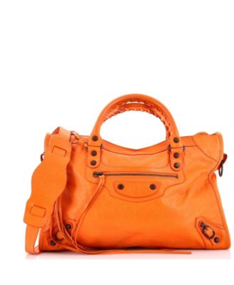 Medium City Classic Studs Bag Leather