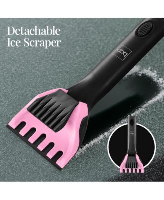39" Extendable Snow Brush with Shovel, Squeegee and Ice Scraper with Storage Bag