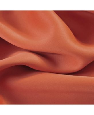 100% Polyester 250 GSM Riley 100% Blackout Grommet Panel 54" x 45" Spice