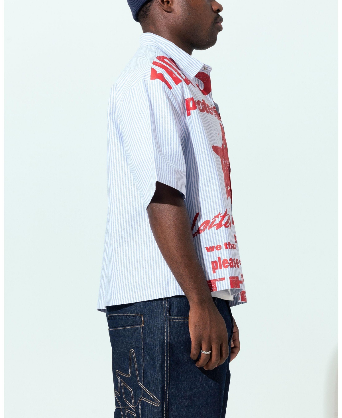 Loiter Men's Riot Squad Button Up T-Shirt