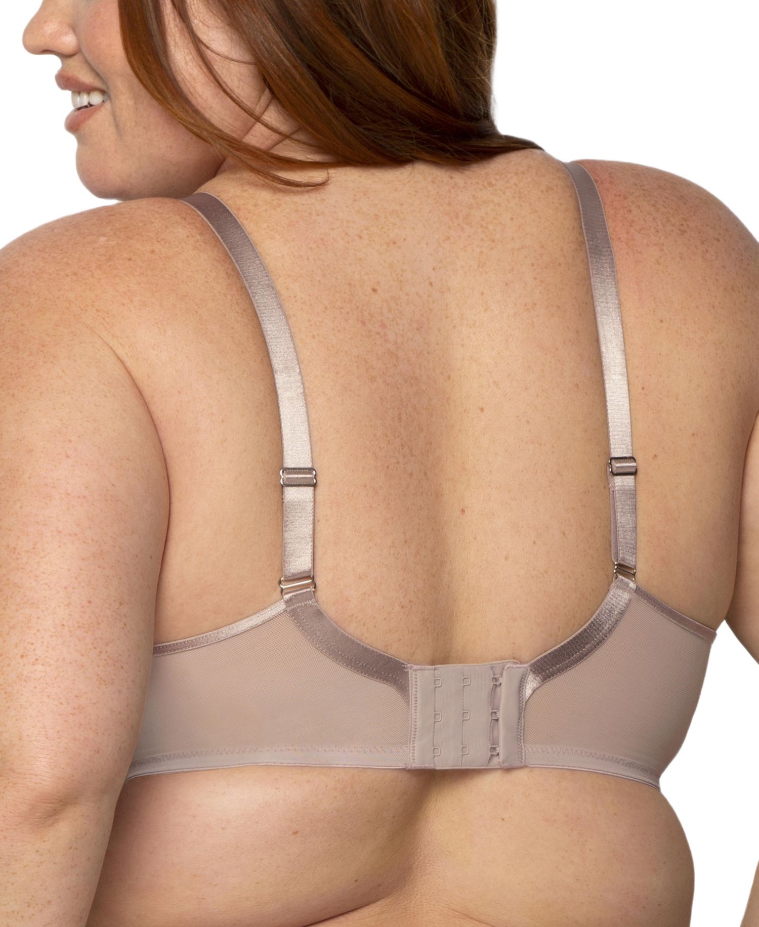 Women's Sheer Mesh Full Coverage Unlined Underwire Bra