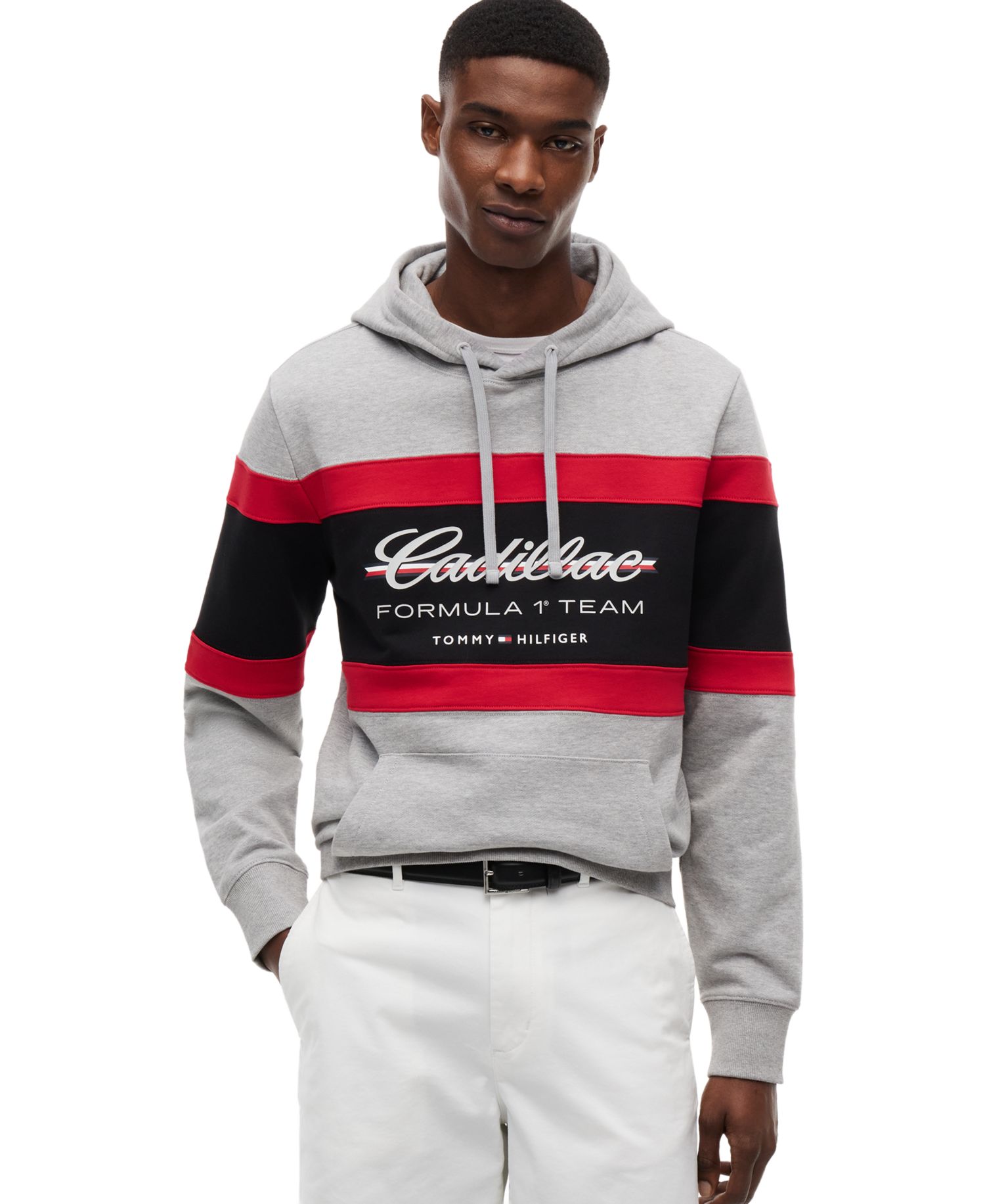 x Cadillac F1® Men's Panelled Script Hoodie