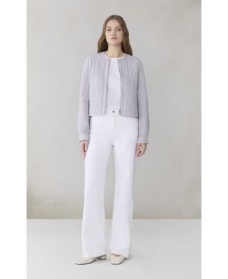 Women's REITA Boxy Jacket in Insulated Soft Nylon