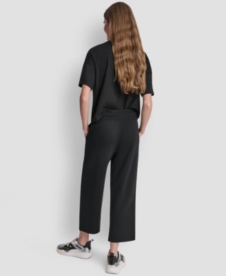 Women's Metallic Bubble Logo Crop Pants