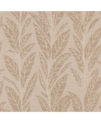 100% Polyester 270 GSM Reba Luxury Jacquard Blackout Grommet Curtain Panel 54" x 90" Taupe