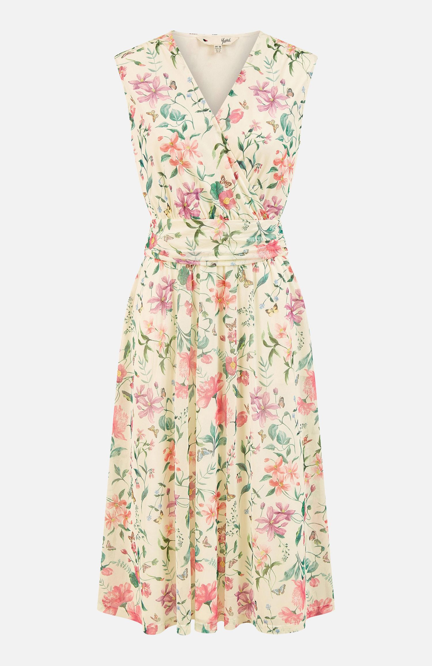 Women's Mesh Stretch Midi Dress