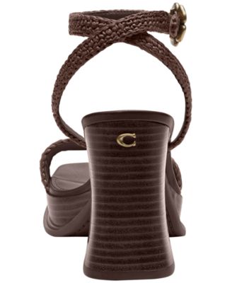 Women's Tea Rose Square Toe Platform Sandals