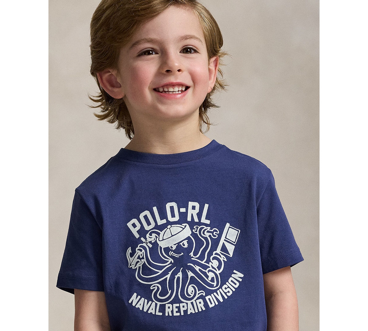 Polo Ralph Lauren Boys' 2-7 Crewneck T-Shirt