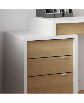 Desk and 3-Drawer Filling Cabinet