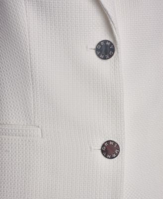 Women's Sleeveless Basketweave Button-Front Vest 