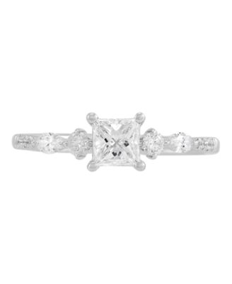 Diamond Engagement Ring (3/4 ct. t.w.) in 14k White Gold