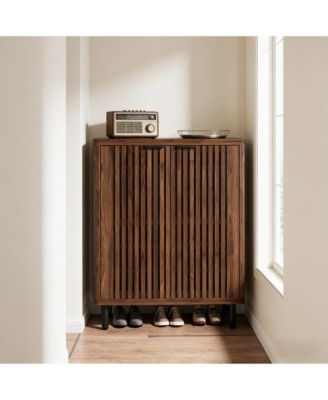 Wooden Storage Cabinet,Shoe Cabinet for Entryway,Living Room