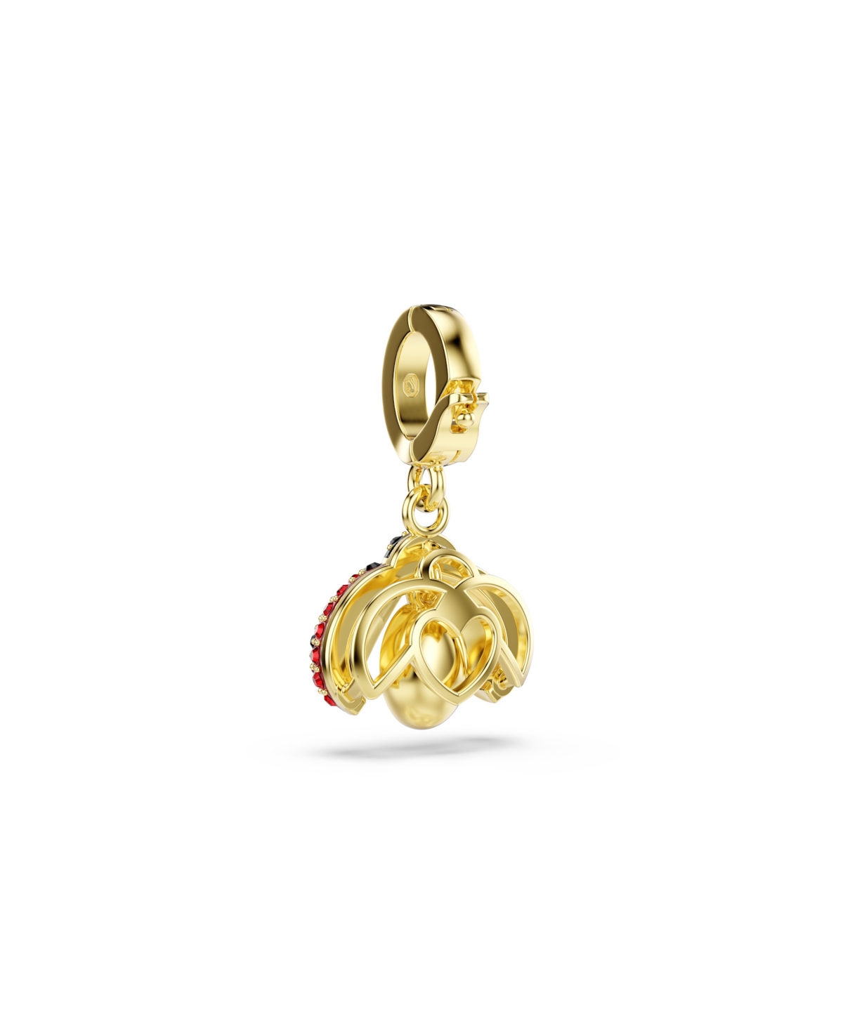 Swarovski Gold-Tone Plated Ladybug Idyllia Charms