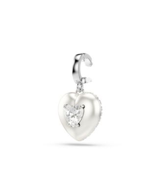 Rhodium Plated Heart Idyllia Charms