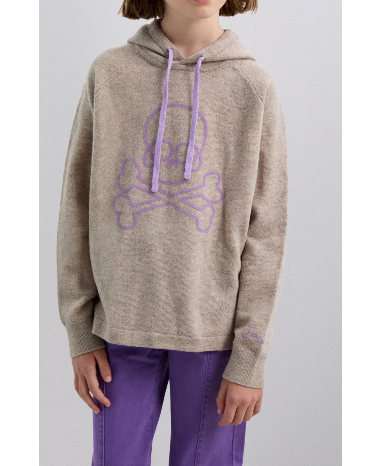 Kids Skull Hoodie Tricot