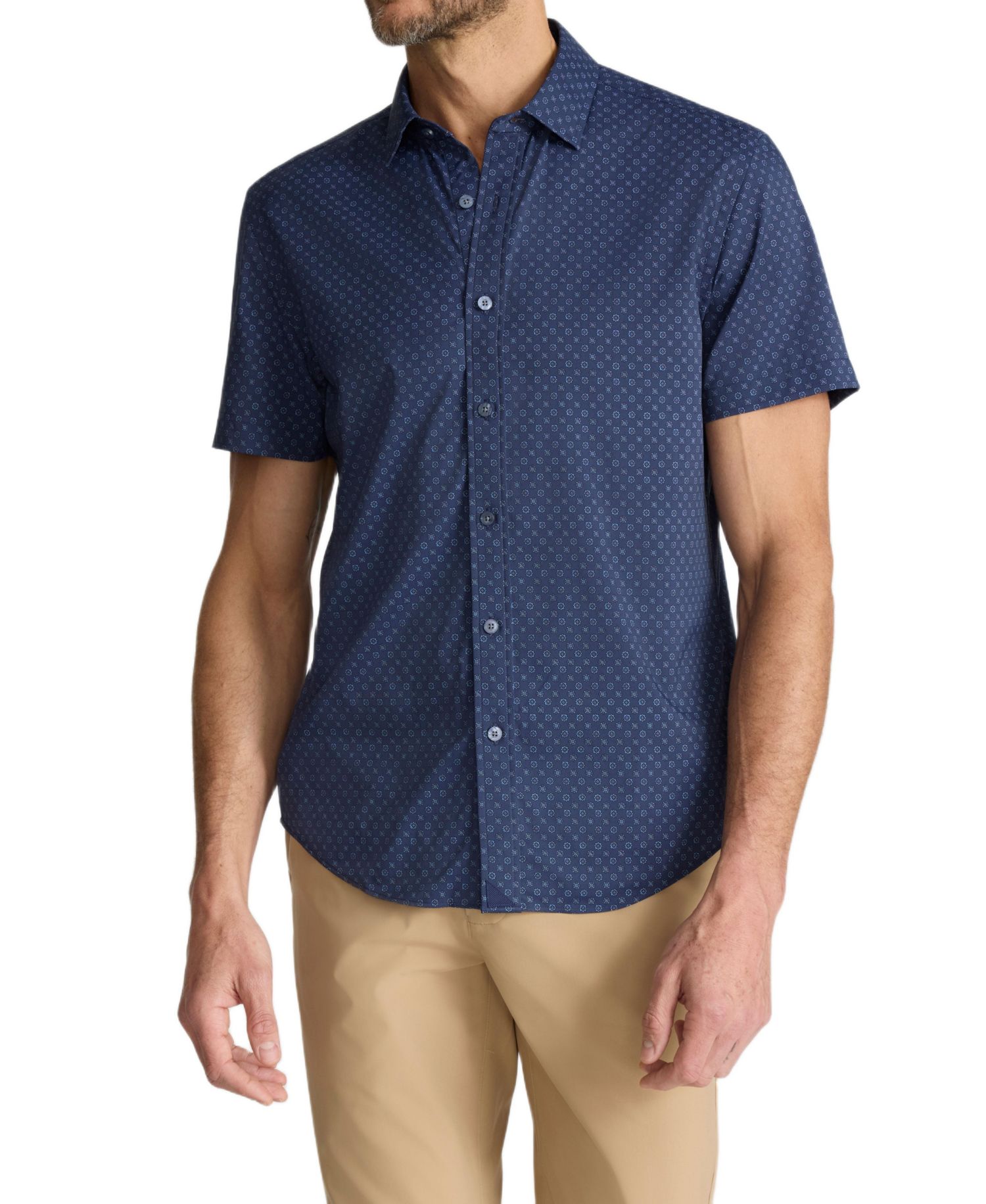 Men's Slim Fit Wrinkle-Free Performance Vandelay Button Up Shirt