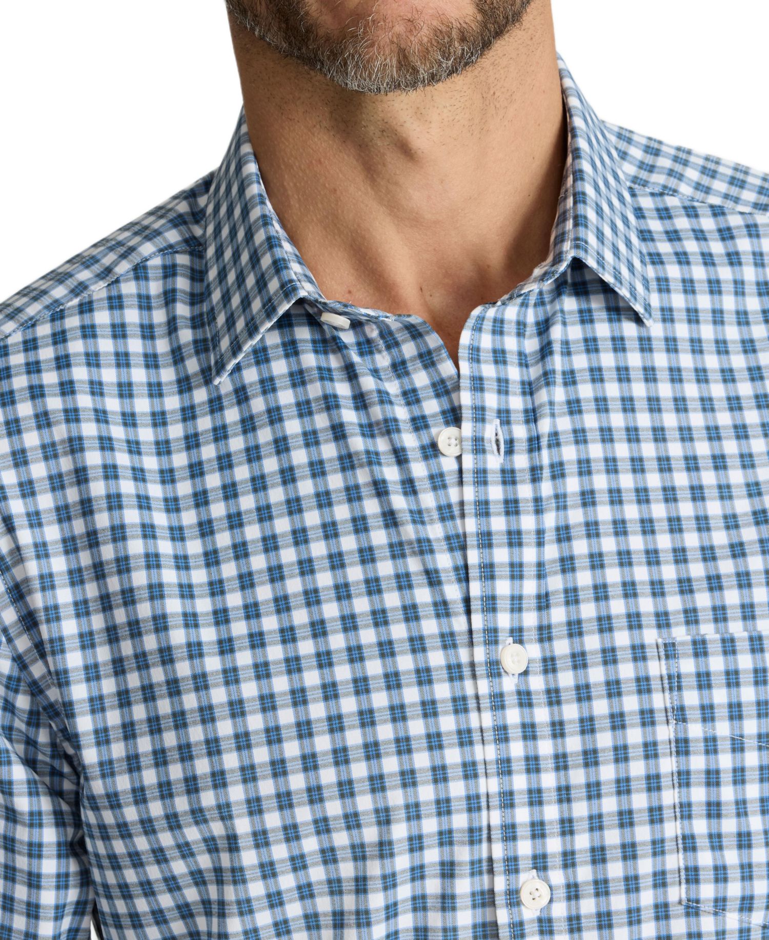 Men's Regular Fit Wrinkle-Free Performance Renshaw Button Up Shirt