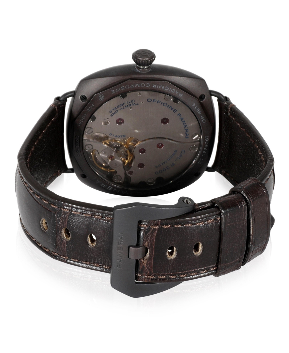 Pre-Owned Panerai Radiomir 3 Day PAM00504 Men's Watch in Composite