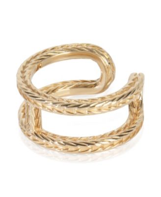 Hermes Yellow Gold  Chaine d'Ancre Danae Ring