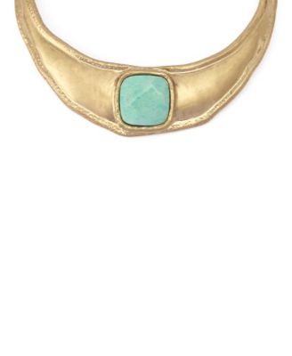 Turquoise Stone Collar Necklace