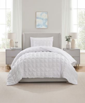 Luxury Soft Seersucker Design 5-Pc. Comforter Set, Twin/Twin XL
