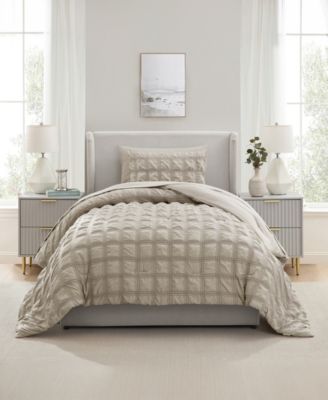 Luxury Soft Seersucker Design 5-Pc. Comforter Set, Twin/Twin XL