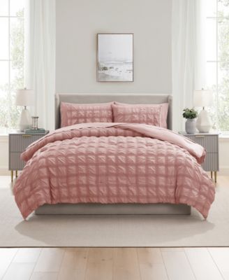 Luxury Soft Seersucker Design 7-Pc. Comforter Set, Queen