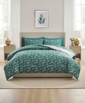 Luxury Soft Botanical Design 7-Pc. Comforter Set, Queen