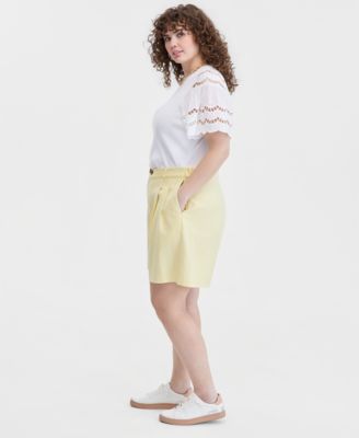 Trendy Plus Size Bermuda Shorts