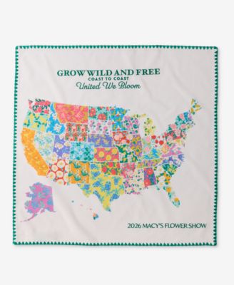 Flower Show 2-Pc. Scenic Print Tea Towel Set