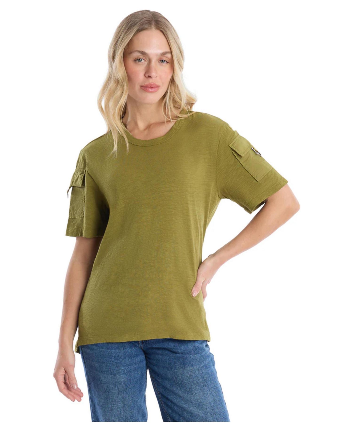 Women's Round Neck Hi-Lo Tee