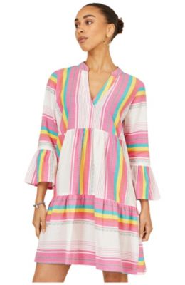 Women's Cotton Stripe Tunic Dress