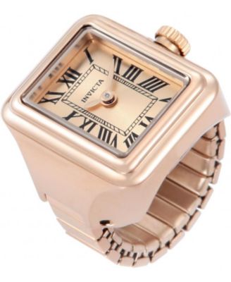 Women's 49896 Mini Quartz PC10 Dial Ring Watch
