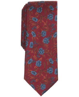 Men's Floral Pattern Tie