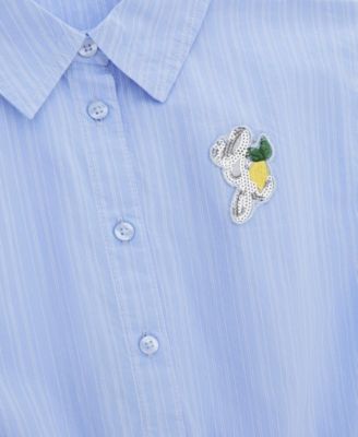 Girls' 7-16 Poplin Dress