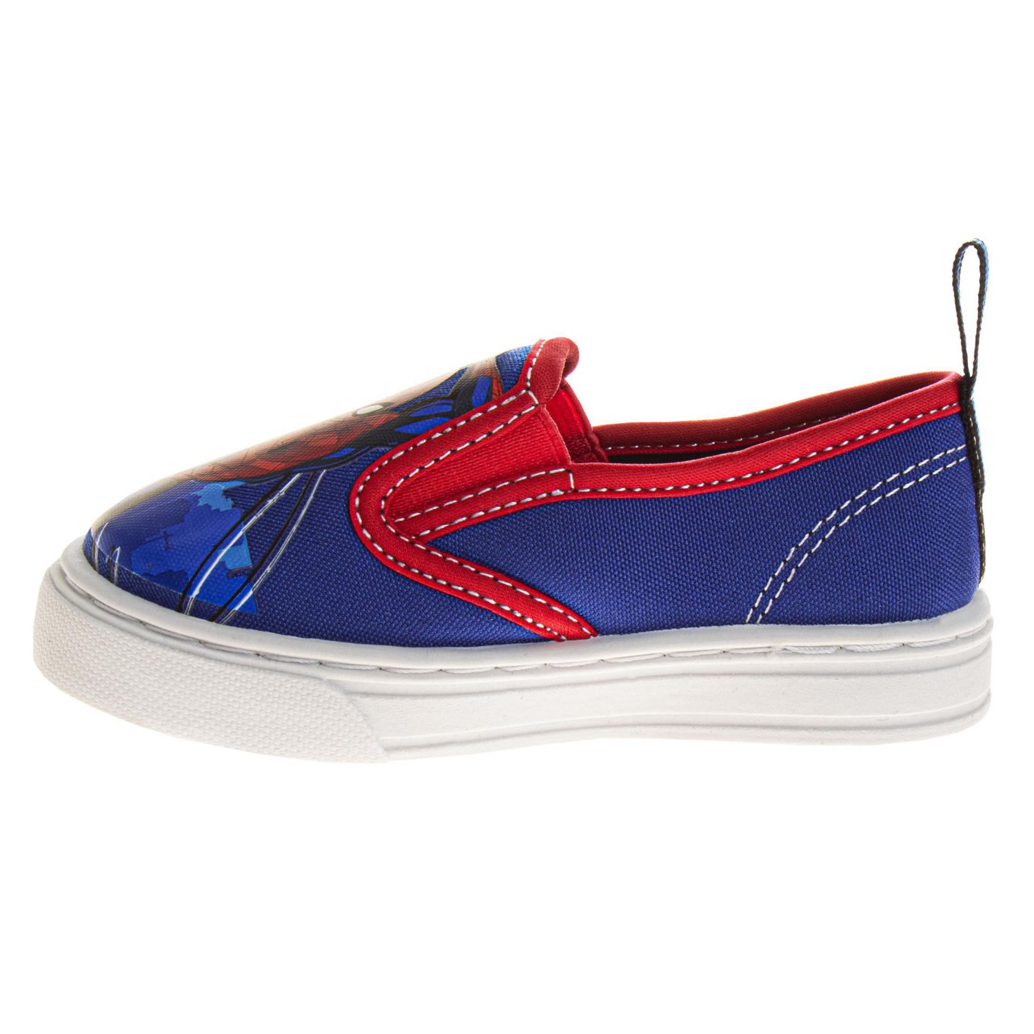 Big Boys Marvel Canvas Sneakers Superhero Design Casual Wear Comfort Fit