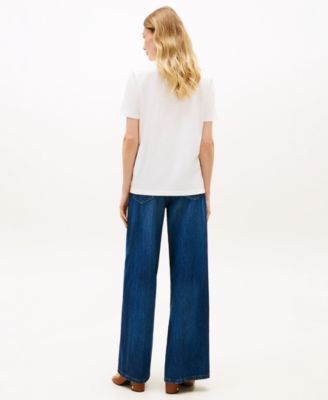 Women's Graphic Dog Print T-Shirt